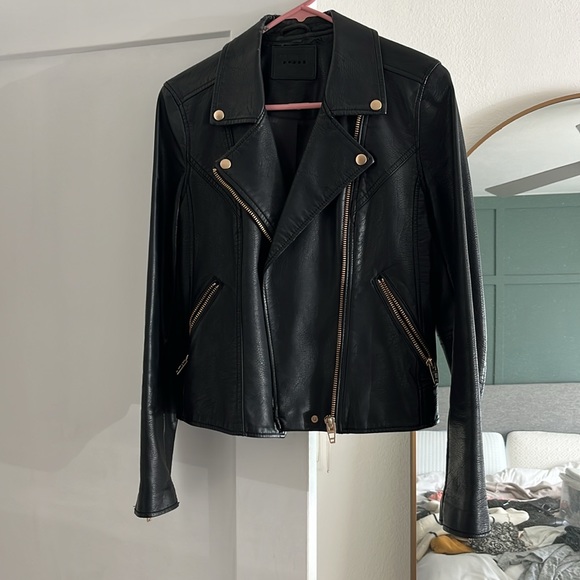*SOLD*  Blank NYC Vegan Moto Jacket - Small - Picture 4 of 6